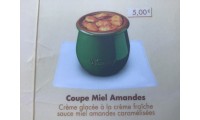 Coupe miel amandes